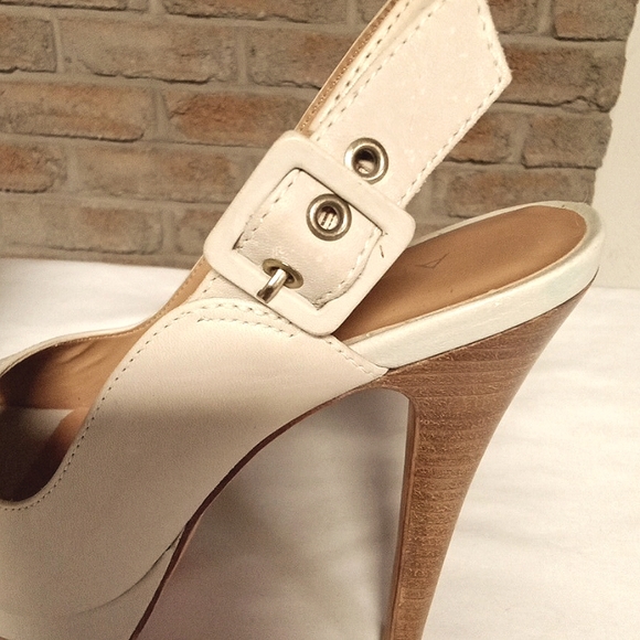 ALDO LEATHER SLINGBACK STILETTOS - Picture 5 of 8